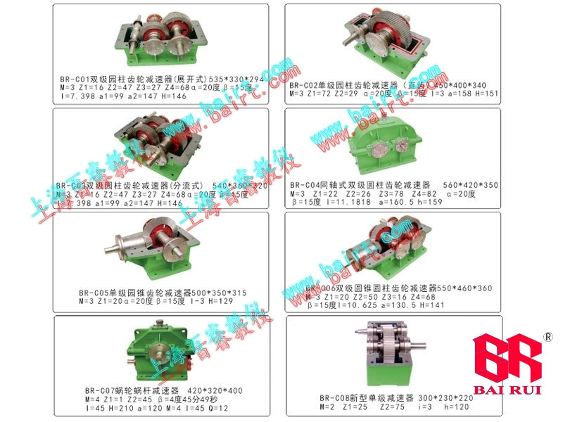 BR-C型大型全鋁制－裝拆實驗用減速器模型