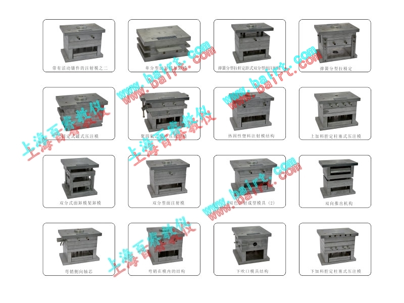 BR-M05C塑料成型工藝與模具設(shè)計拆裝模型(全鋁制)